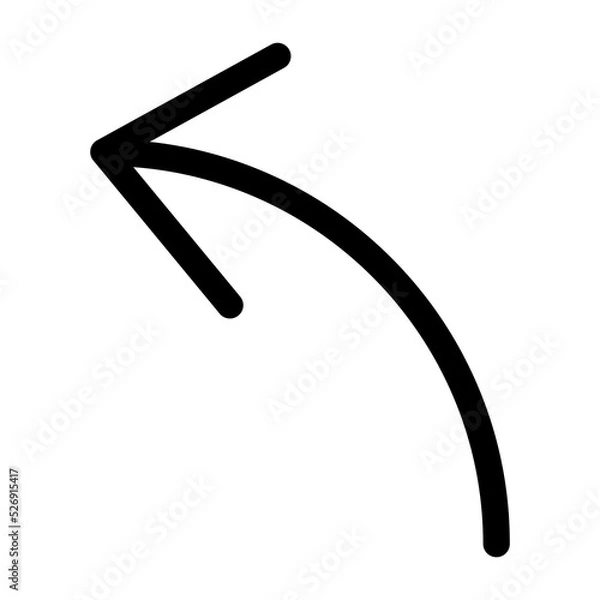 Fototapeta Left icon