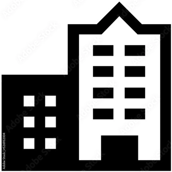 Fototapeta Building Vector Icon
