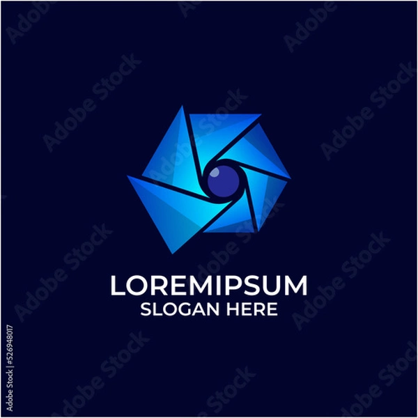 Fototapeta Modern Camera Logo Design