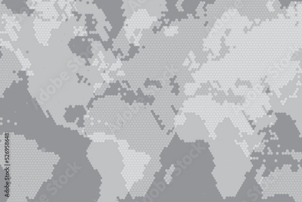Fototapeta world map with monotone travel tourism geography theme background can be use for commercial banner food and beverage label technology product presentation package design vector eps.