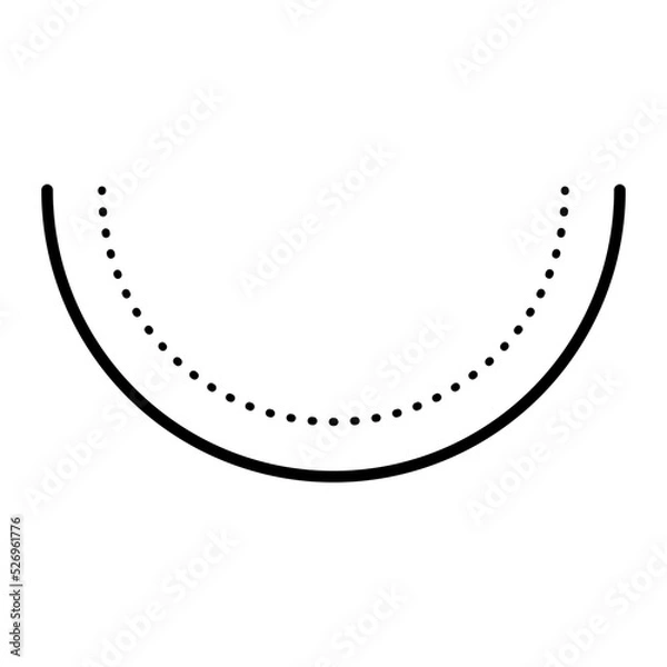 Obraz arc line border
