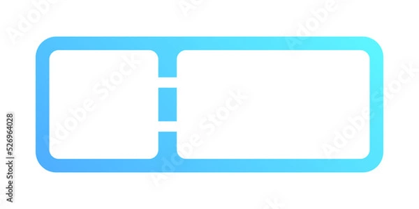 Fototapeta gradient infographic element
