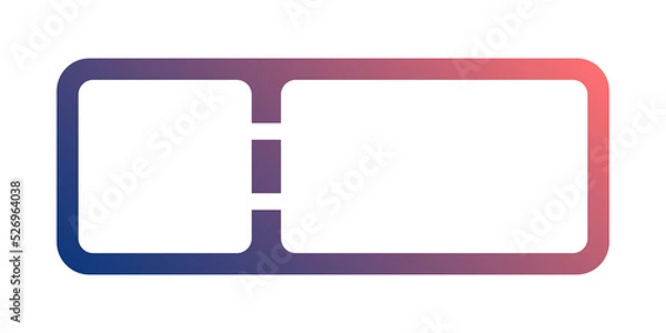 Fototapeta gradient infographic element
