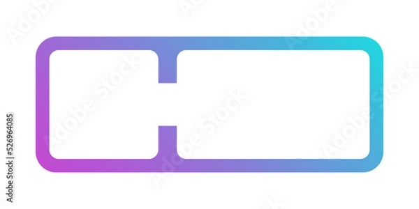 Fototapeta gradient infographic element

