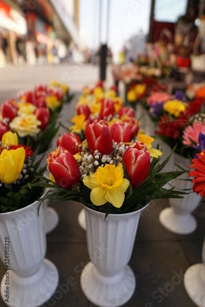 Obraz bouquet of roses in a vase