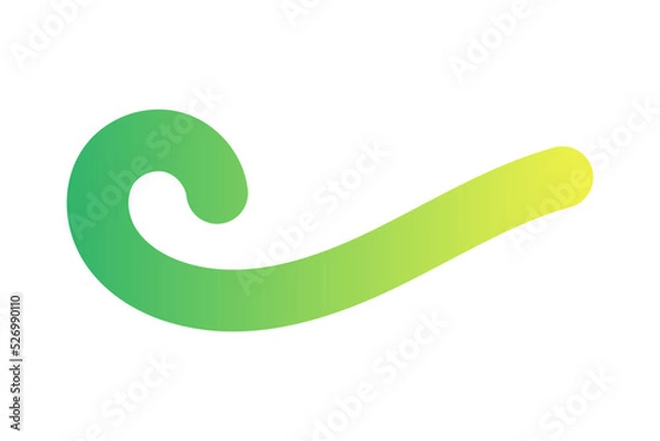Fototapeta gradient wavy line
