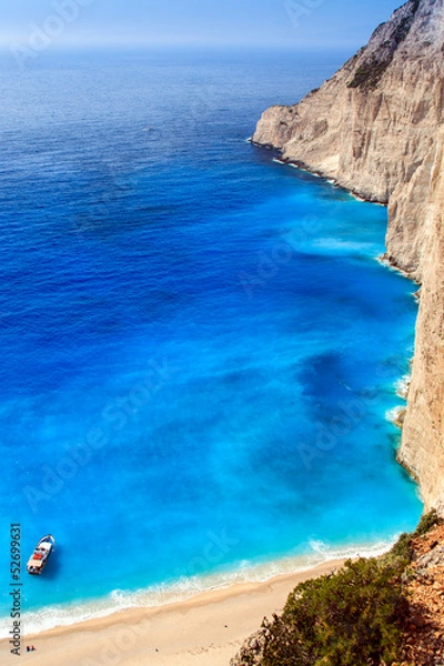 Fototapeta view of Navagio beach