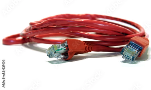Fototapeta rj45 computer crossover data cable