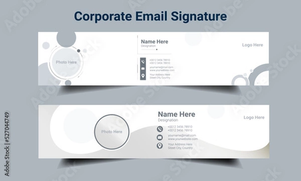 Obraz corporate email signature