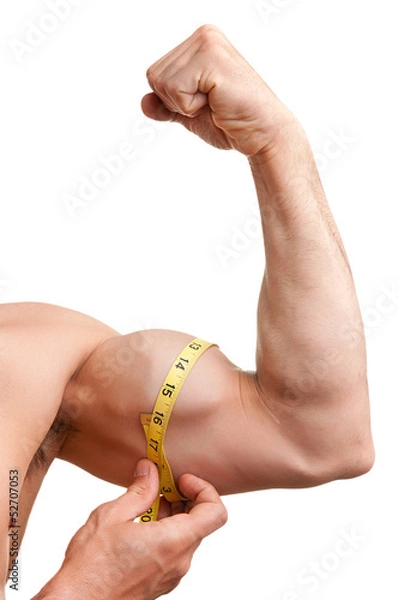 Obraz Measuring His Bicep