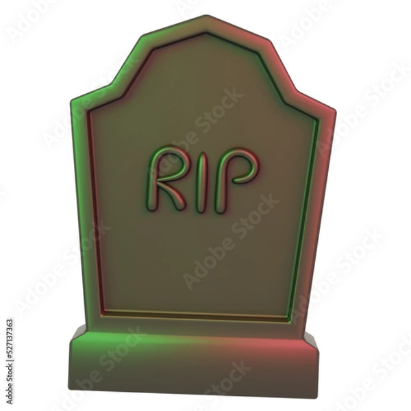 Fototapeta 3D Rendering Halloween Party Element  Spooky