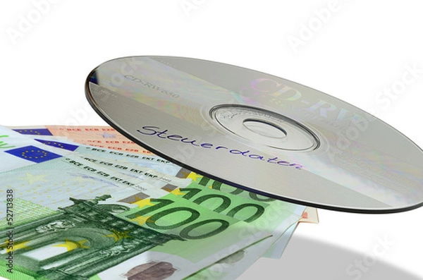 Fototapeta Steuerdaten