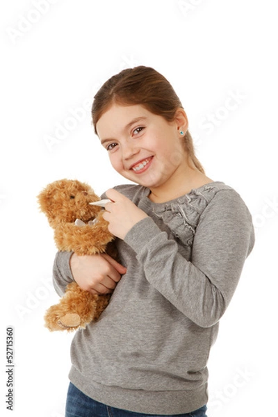 Fototapeta Teddybear temperature