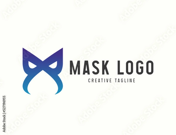 Obraz Mask logo design