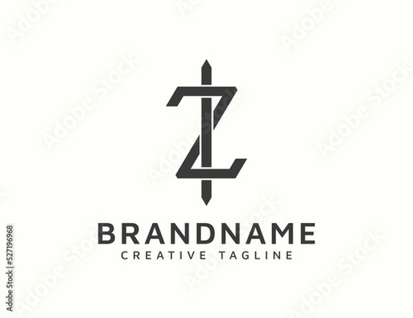 Obraz Z letter logo design