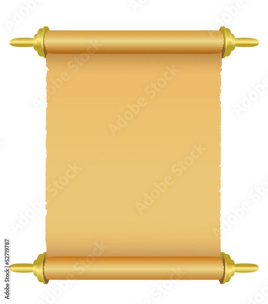 Obraz Scroll of old paper.