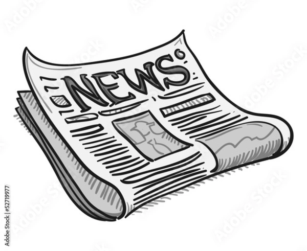 Obraz Newspaper Cover Page