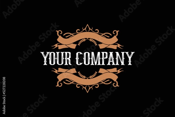 Obraz Vintage Logo and Badge Template Collection