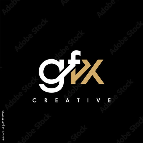 Obraz GFX Letter Initial Logo Design Template Vector Illustration