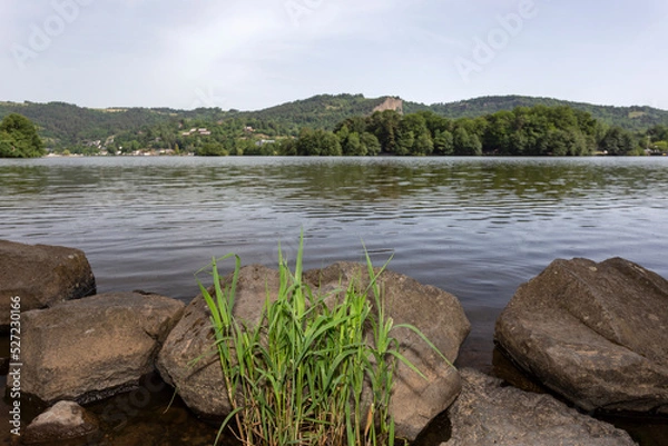 Obraz Berge d'un lac en Auvergne