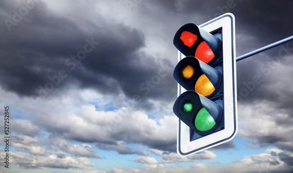 Obraz Konzept Ampelkoalition