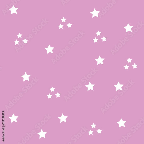 Fototapeta purple vector abstract star white background pattern, bed sheet pattern, handkerchief pattern.