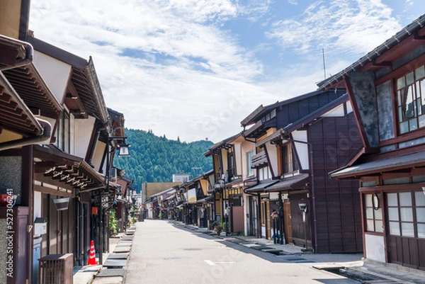Fototapeta 郡上八幡の古い町並み　職人町