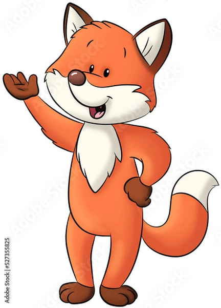 Obraz Ein niedlicher Fuchs