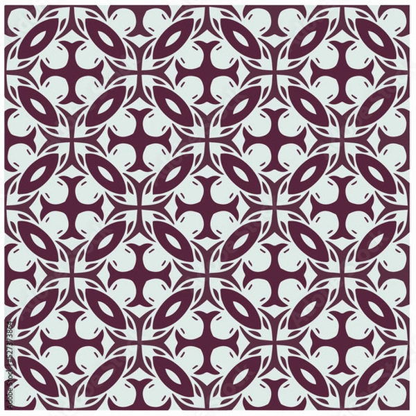 Fototapeta Design seamless monochrome geometric pattern. Abstract background. Vector art.Perfect for site backdrop, wrapping paper, wallpaper, textile and surface design. 