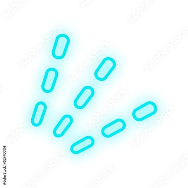 Obraz neon manga effect
