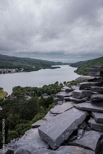Obraz lake and mountains