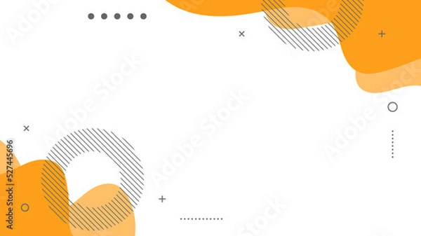 Obraz Modern Abstract Background with Retro Memphis and Soft Pastel Color