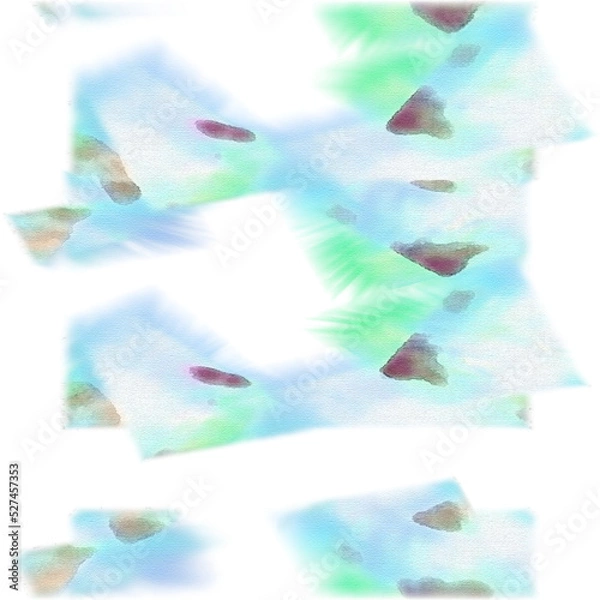 Obraz Isolated transparent abstract glitch art shape element.
