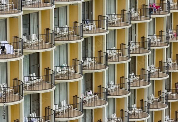 Obraz View balcony in horizontal
