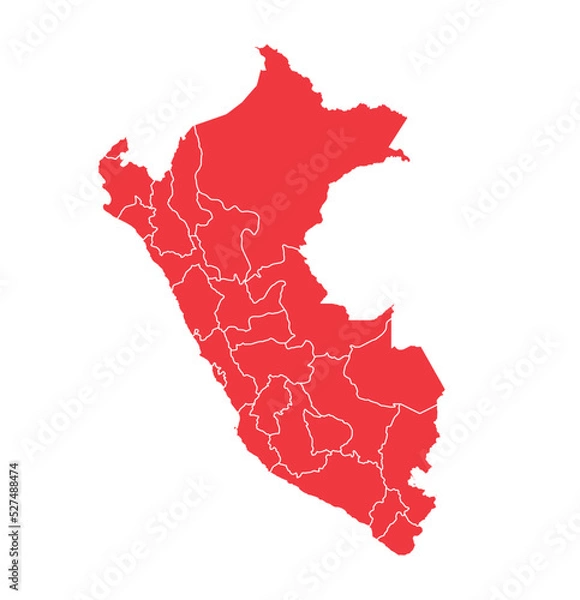 Obraz Departamentos de peru