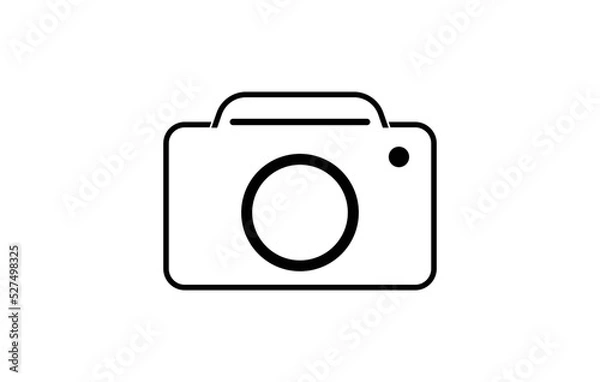 Fototapeta Camera Photography Icon Vector Template Illustration Design