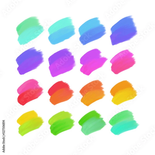 Fototapeta 油彩風テクスチャ グラフィック素材