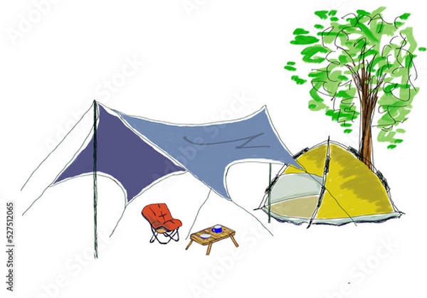 Obraz キャンプ