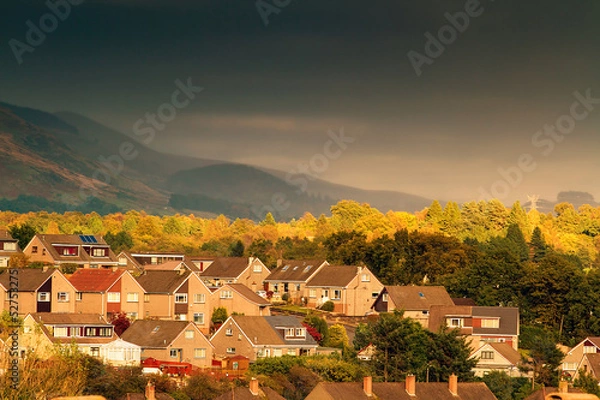 Obraz Sunset on Houses