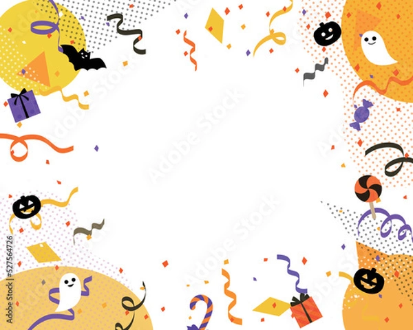 Fototapeta ハロウィン　背景フレーム