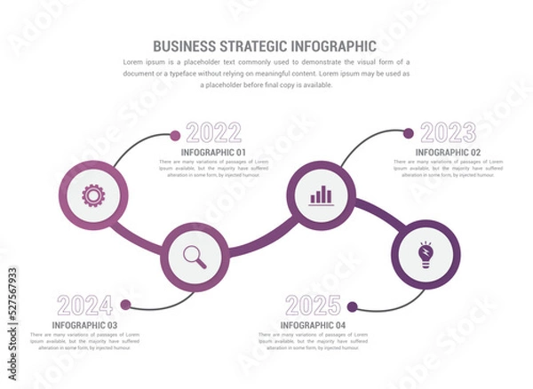 Obraz Creative Modern Infographics Banner Vector Illustration