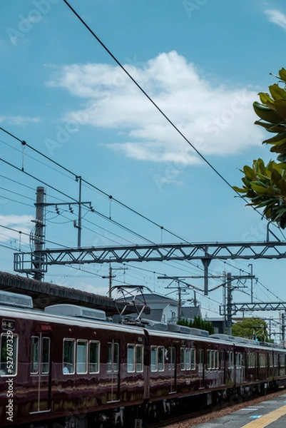 Obraz 夏の北伊丹駅