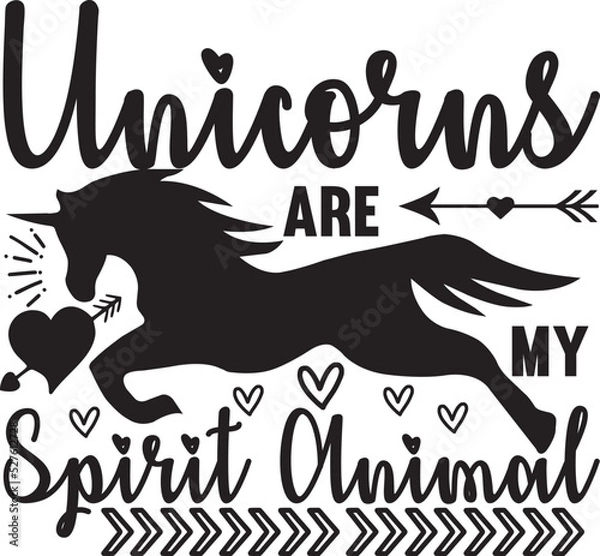 Obraz unicorn svg design