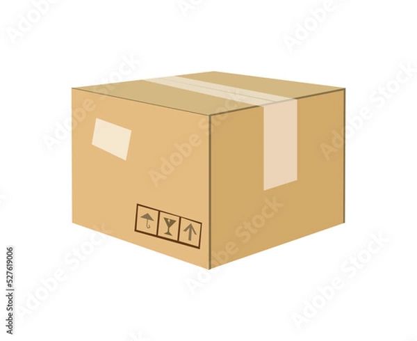 Fototapeta package box