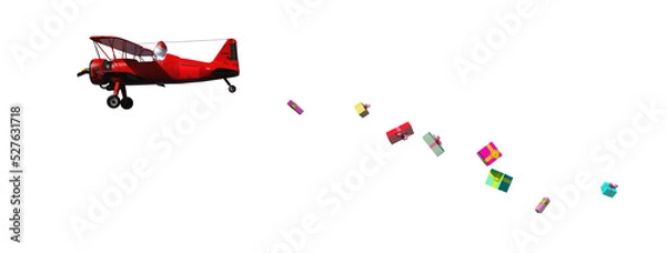 Obraz santa claus airline