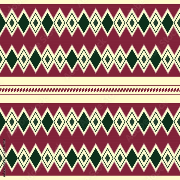 Fototapeta Thai pixel pattern for making fabric textile or web page background.