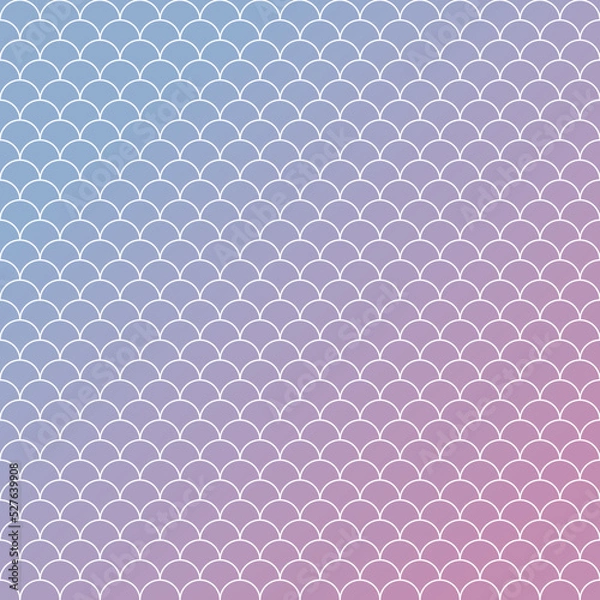 Fototapeta 패턴_물고기 비늘과 인어 배경-04. 그라데이션