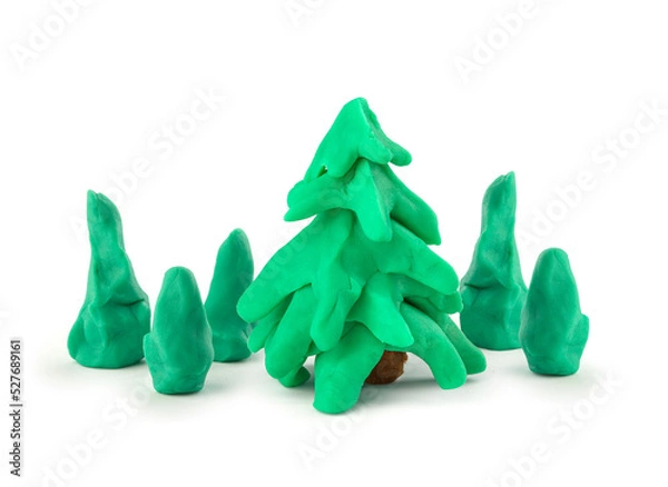 Obraz Tree of playdough