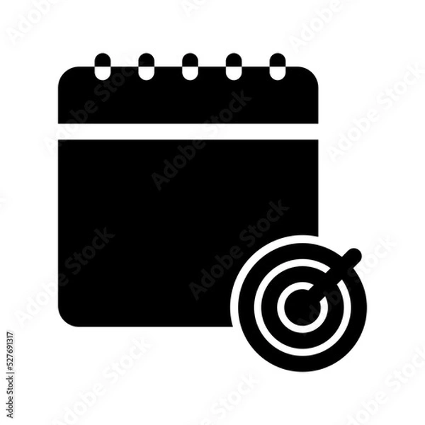 Fototapeta Calendar icon. schedule sign. date symbol. vector illustration