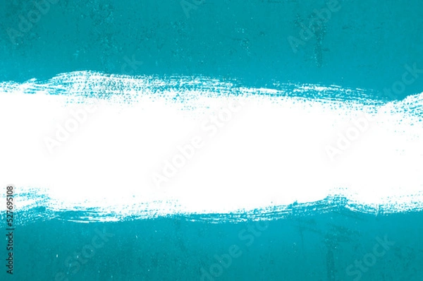 Fototapeta Dirty toned iron battered background with a strip